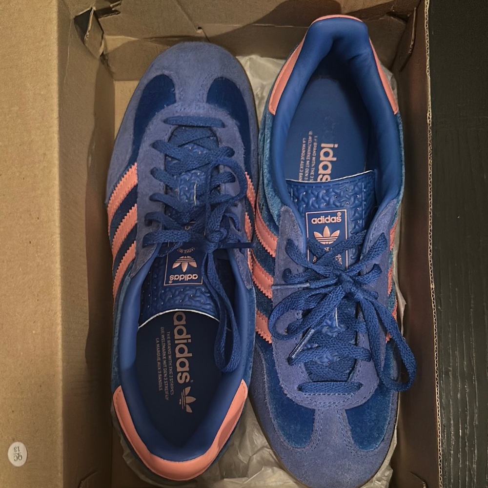 Adidas Blue and Pink Sneakers